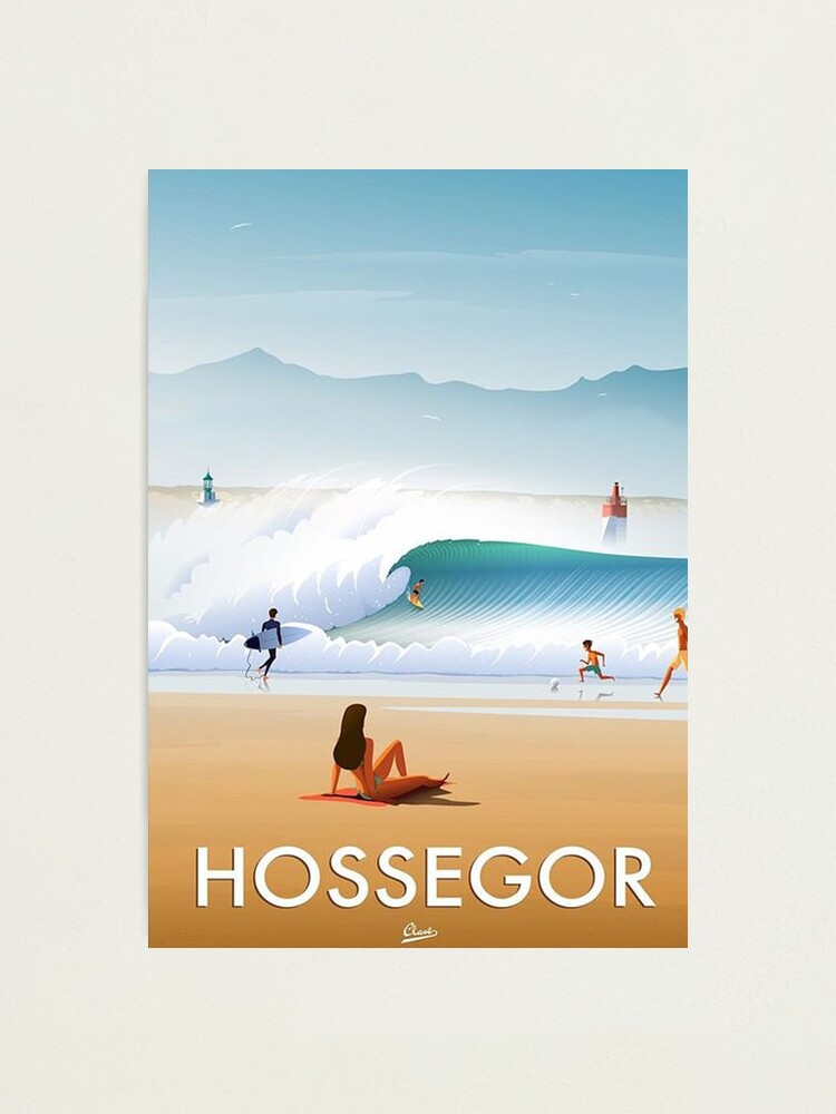 HOSSEGOR SURFING Photographic Print for Sale by vogelemary  