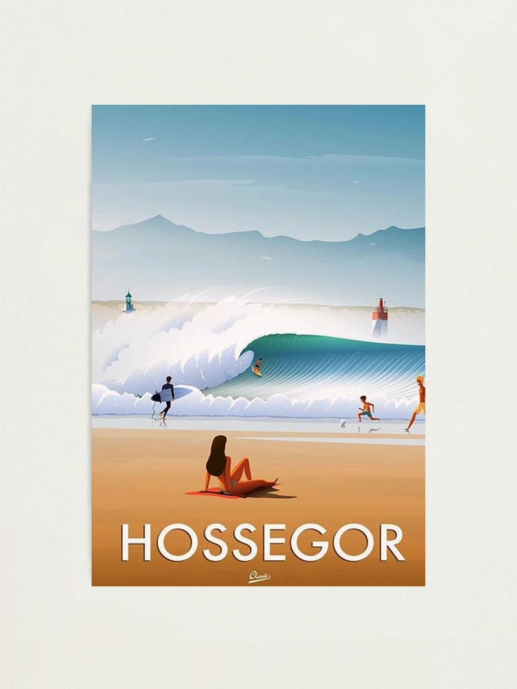 HOSSEGOR SURFING Photographic Print for Sale by vogelemary  