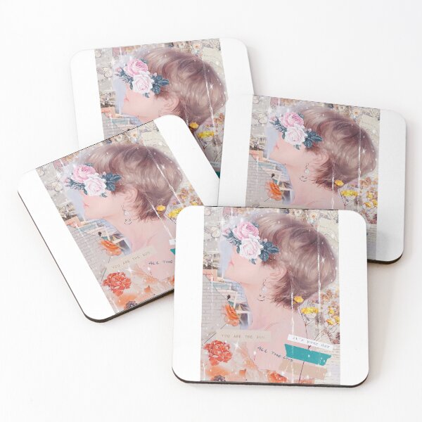 Item preview, V Floral Portrait designed and sold by springdaynotes.