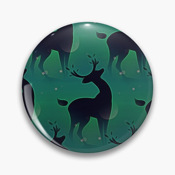Item preview, Deer in sillhoute in woods designed and sold by Sonia dutta_art.