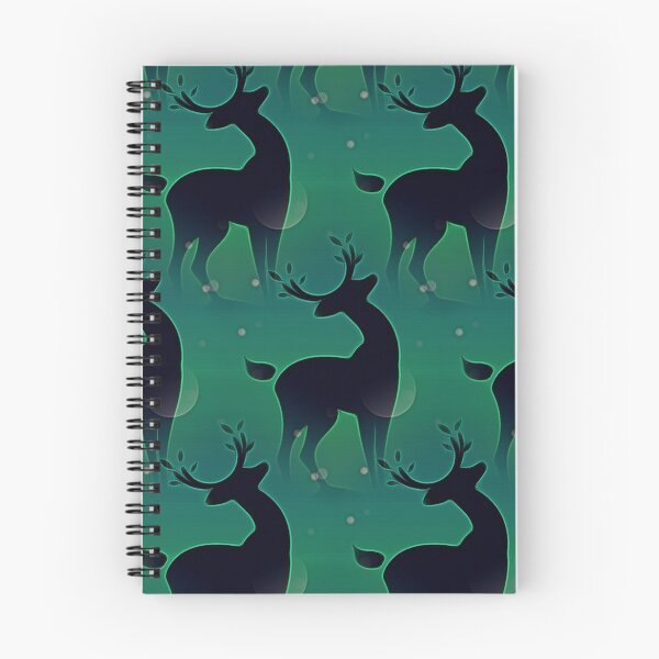 Item preview, Deer in sillhoute in woods designed and sold by Sonia dutta_art.
