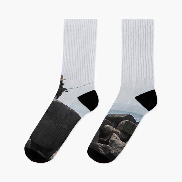 Item preview, Fishing on the Rocks, September 17, 2020 designed and sold by heatherfriedman.