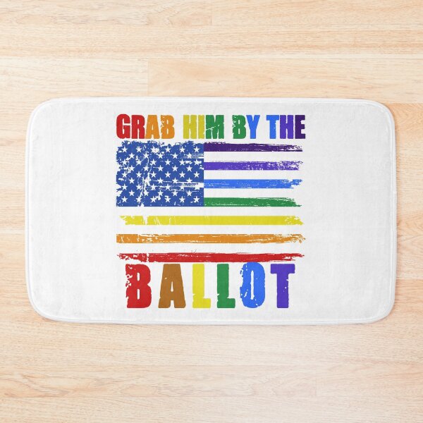 Item preview, LGBTQ grab him by the ballot pride flag designed and sold by GoodyLeo.