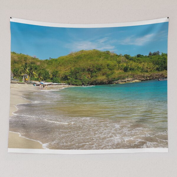 Item preview, Blue Ocean Summer Beach white sand designed and sold by Happiness Creators.