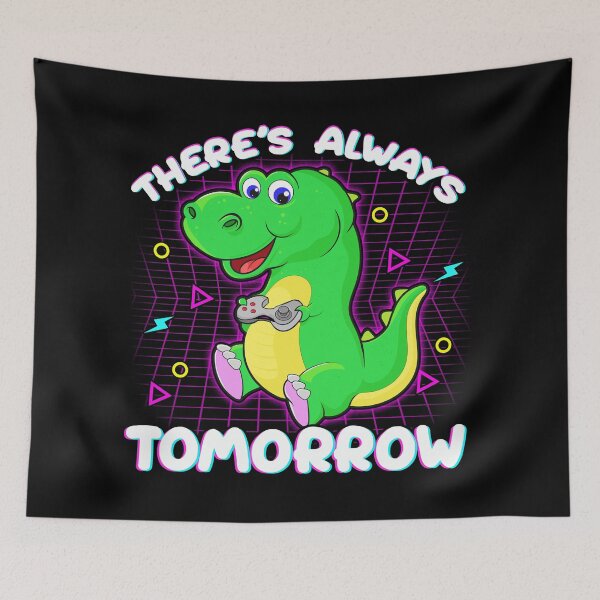 Item preview, Synthwave Glitch Gaming Dino Retro 1980s 1990s designed and sold by SqualeForce.