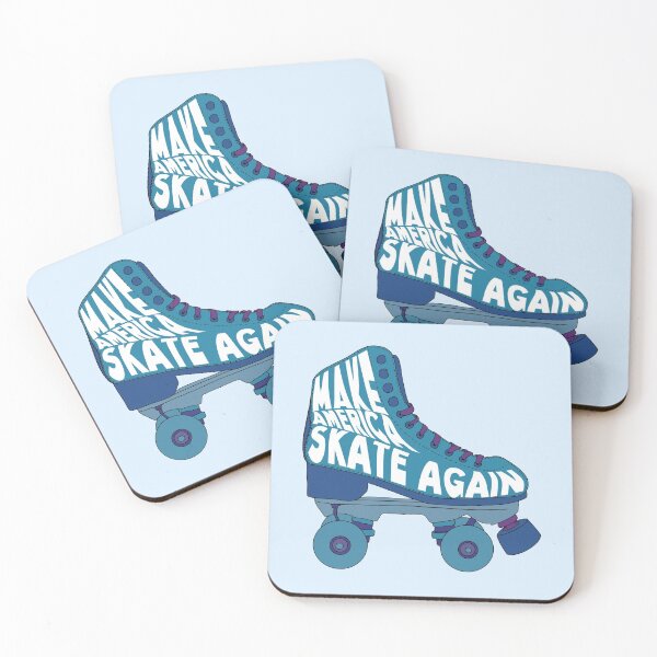 Item preview, Make America Skate Again Blue Roller Skates designed and sold by Sunny Collections.