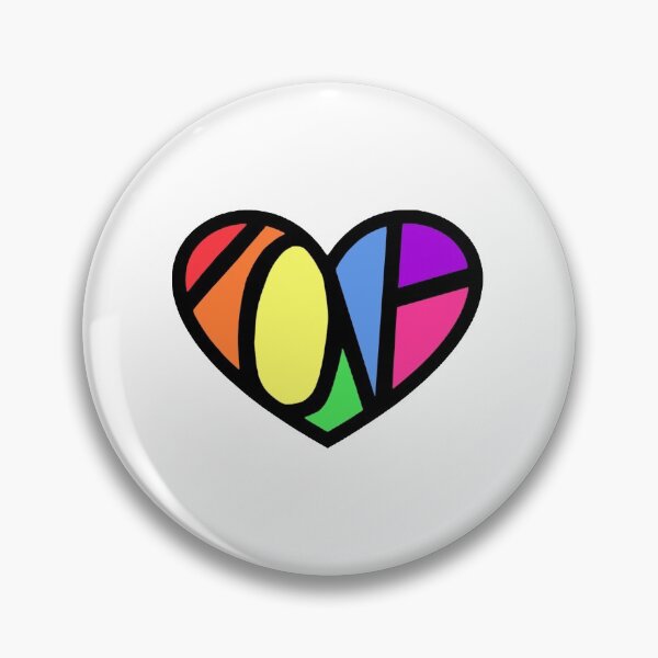 Item preview, Rainbow LGBT Love Hidden Message Heart designed and sold by SamGoodheart.