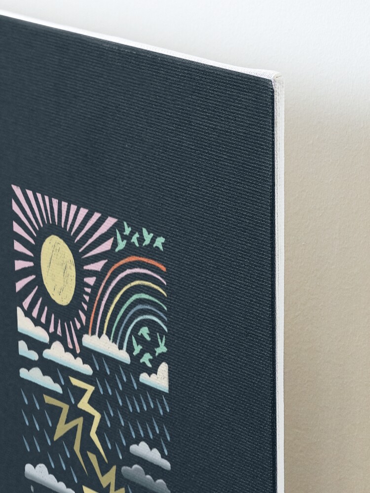 Alternate view of Sky Things Mounted Print