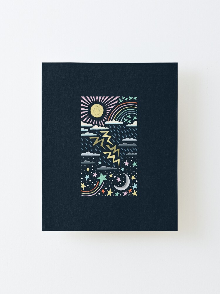 Alternate view of Sky Things Mounted Print