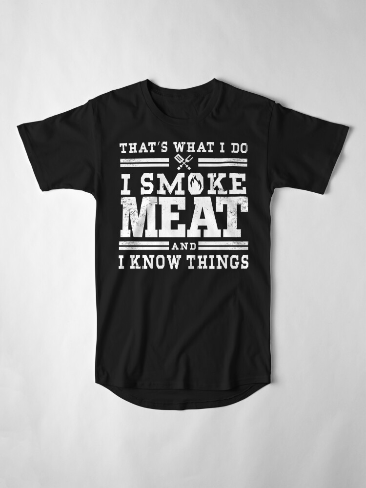 meat smoking t shirts