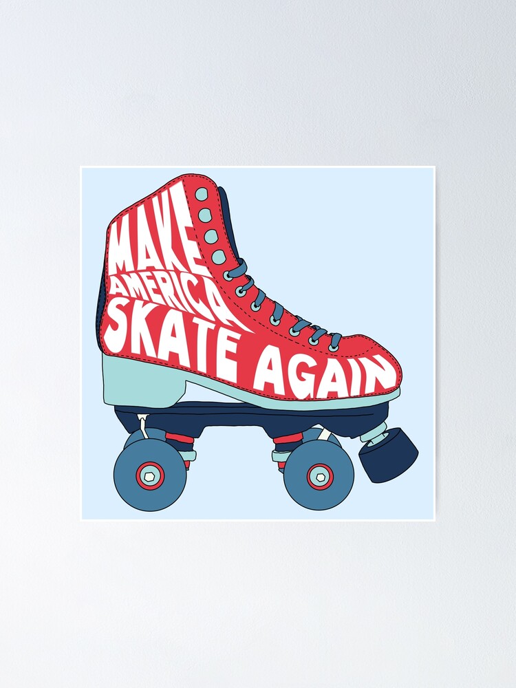 Make America Skate Again Roller Skating Cute T-Shirt