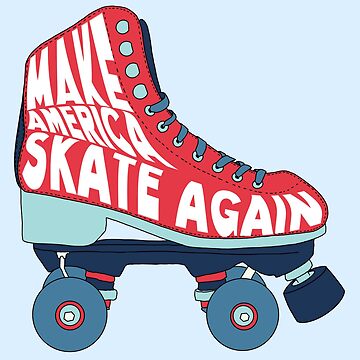 Make America Skate Again Roller Skating Cute T-Shirt