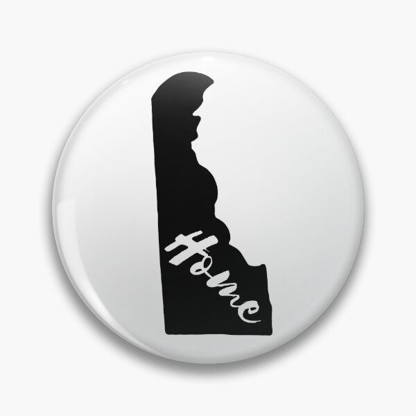 Item preview, Delaware Cursive Home State Outline designed and sold by KARAKATE.