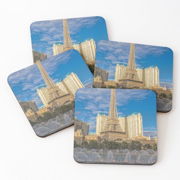 Item preview, USA. Nevada. Las Vegas. Bellagio Fountains & Eiffel Tower. designed and sold by vadim19.