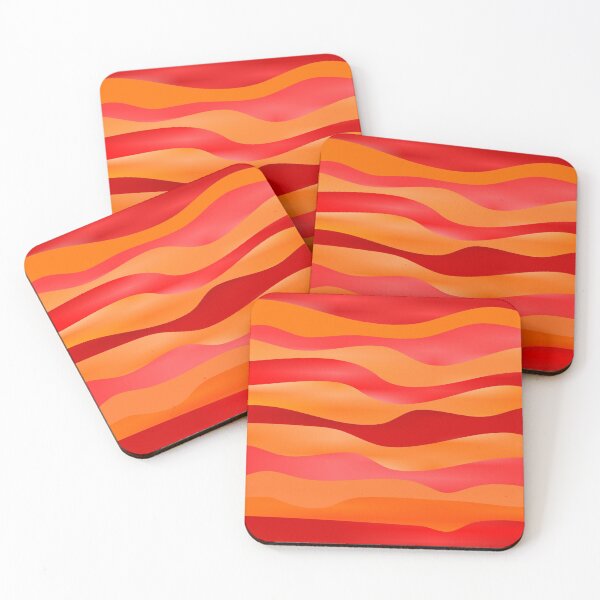Item preview, Orange red fire colors abstract pattern designed and sold by likebakerdo.