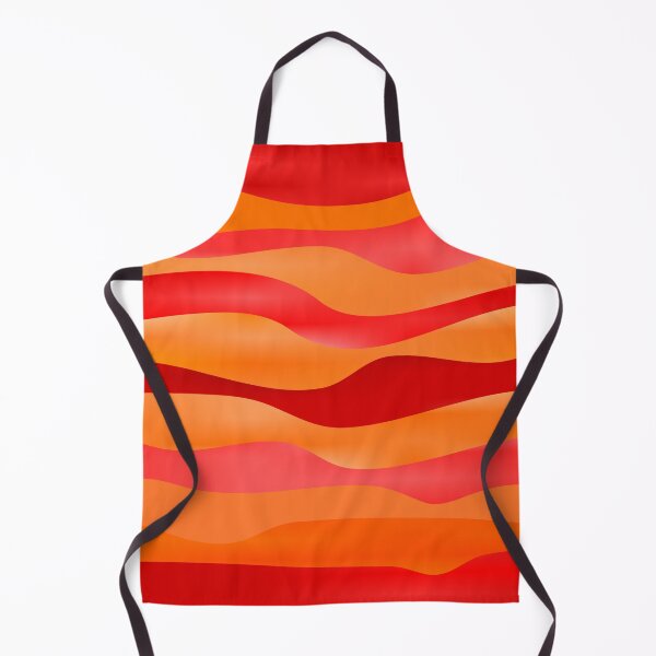 Item preview, Orange red fire colors abstract pattern designed and sold by likebakerdo.