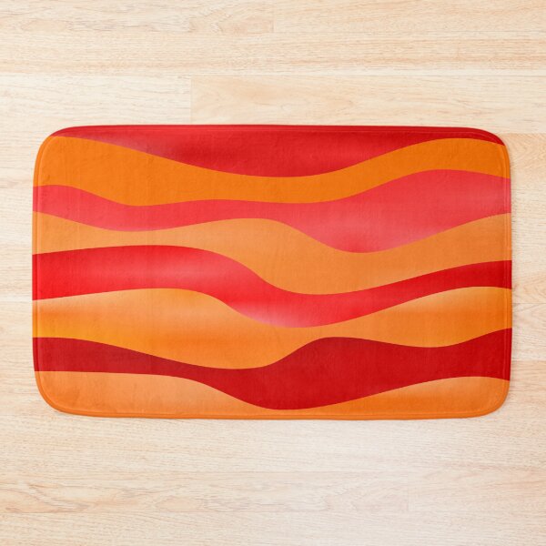Item preview, Orange red fire colors abstract pattern designed and sold by likebakerdo.