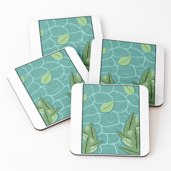 Item preview, Minimalistic Floating leaves on water designed and sold by MarDelgado.