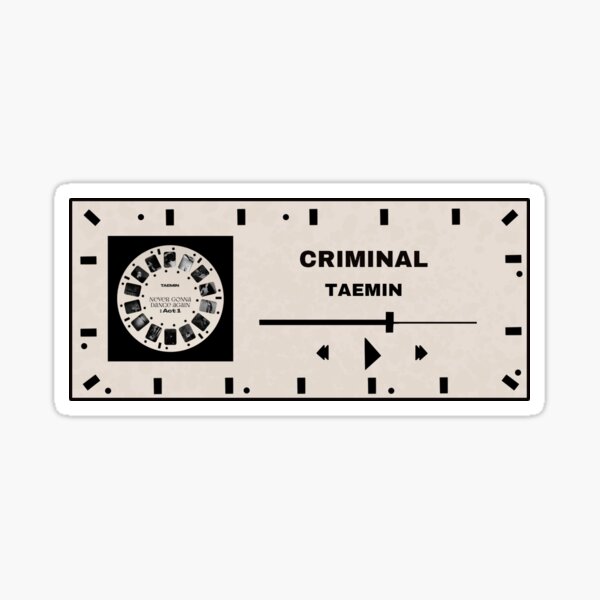 Artikel-Vorschau von Taemin - Criminal Song Label, designt und verkauft von tearsforlu.