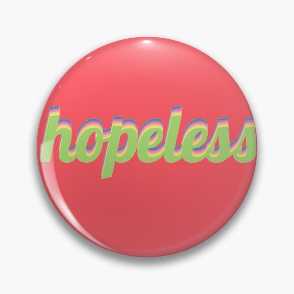 Item preview, Satire - Hopeless - Pastel Rainbow Design - Typography - A Tribute to Nico Semsrott designed and sold by greatnorris.