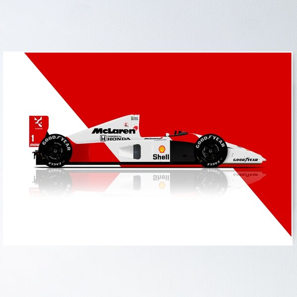 Item preview, McLaren MP4/6 Big Red background designed and sold by JageOwen.