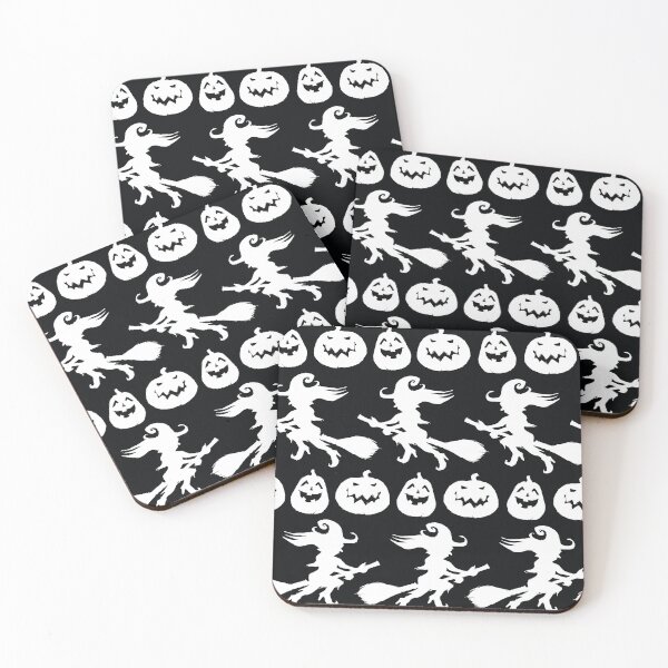 Item preview, Vector black and white hand drawn halloween repeat pattern. designed and sold by jamiesoondesign.