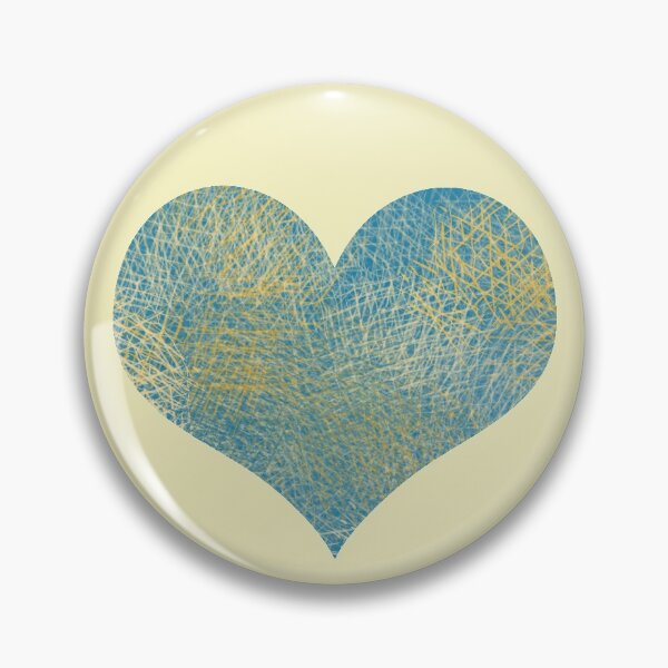 Item preview, Turquoise Rocks Pattern Heart Shape Design designed and sold by AMSonArt.