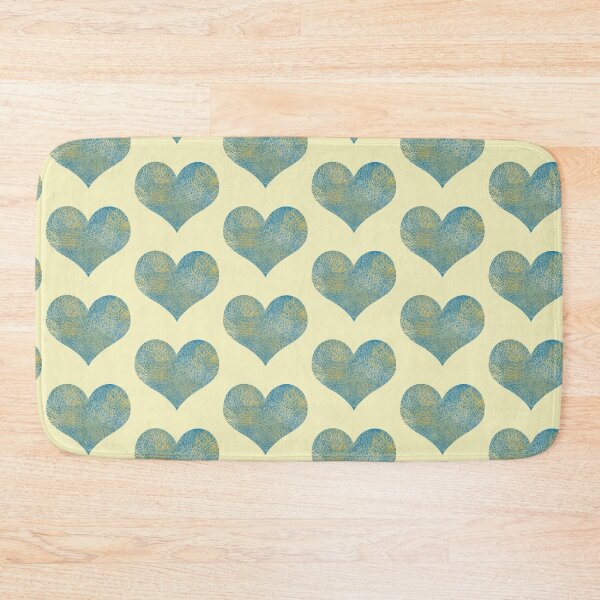 Item preview, Turquoise Rocks Pattern Heart Shape Design designed and sold by AMSonArt.