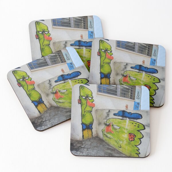 Item preview, Graffiti Street art - Sad Gherkins sticker,laptop sticker, designed and sold by MyStreetArts.