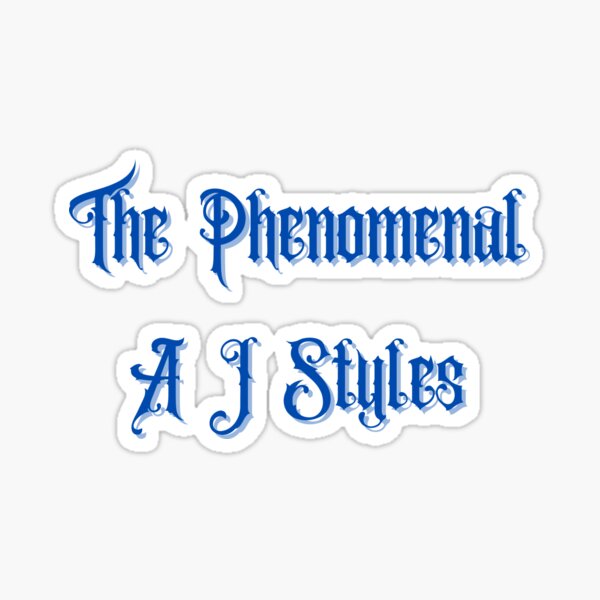 A J Styles Stickers For Sale Redbubble