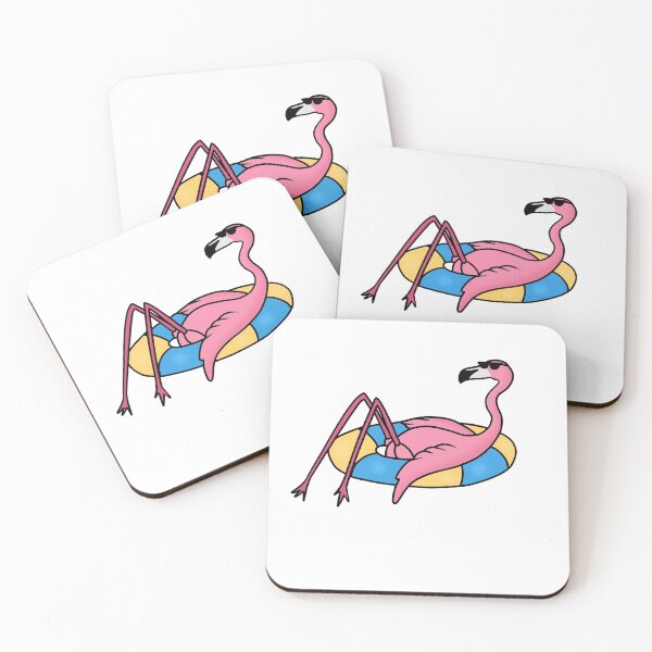 Item preview, Funny Flamingo on Vacation, Love Flamingos designed and sold by Logiamerch.