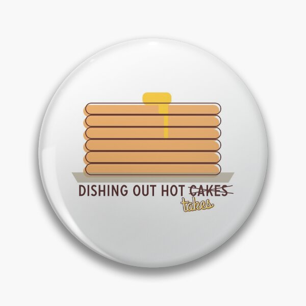 Item preview, hot cakes and hot takes designed and sold by moonsterm.