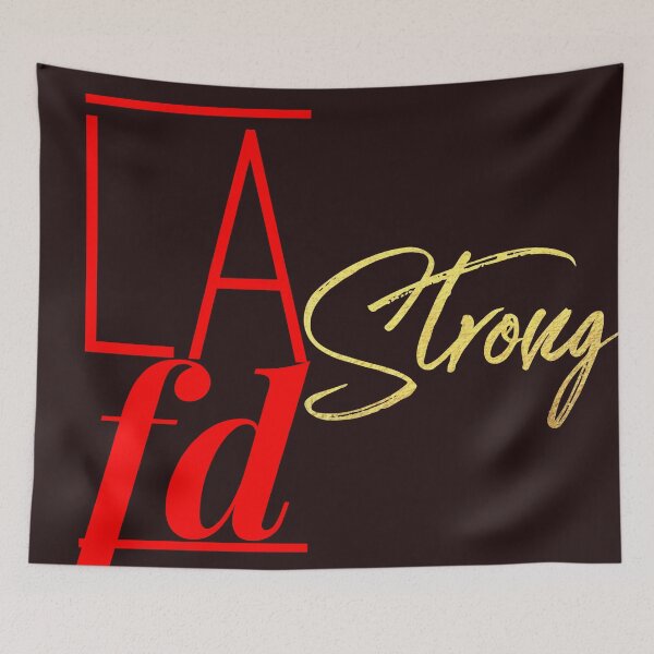 Item preview, LAFD strong t-shirt mask designed and sold by -BENOVI.
