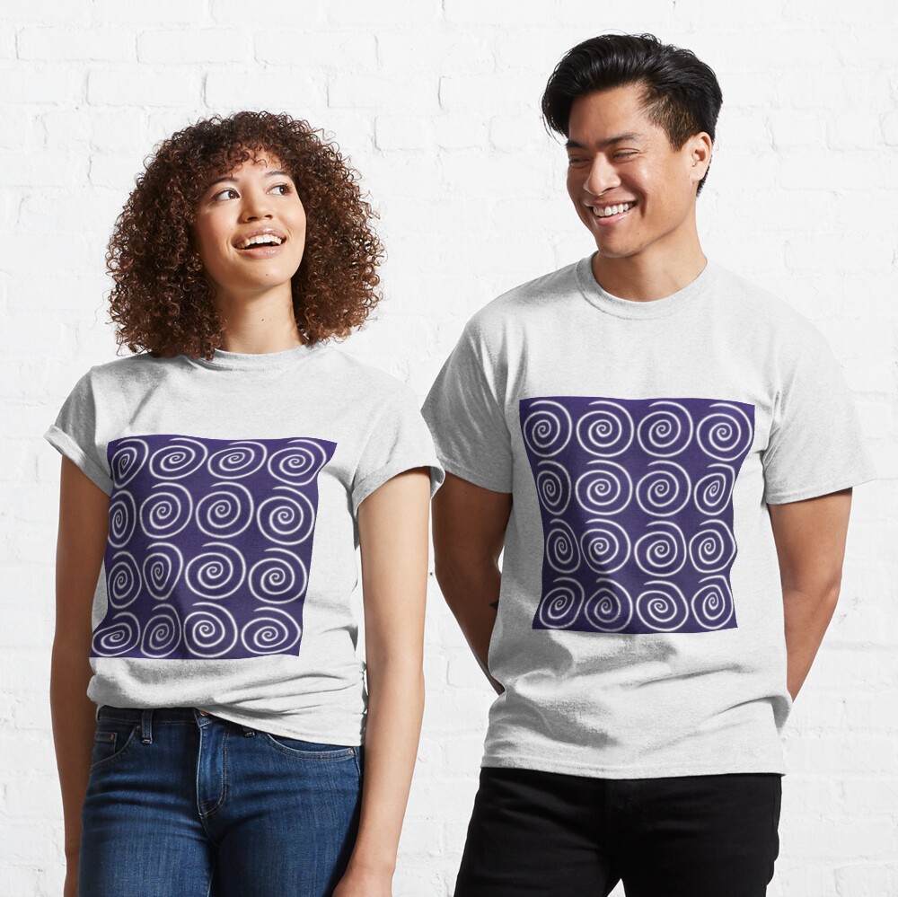 Purple Swirls Classic T-Shirt
