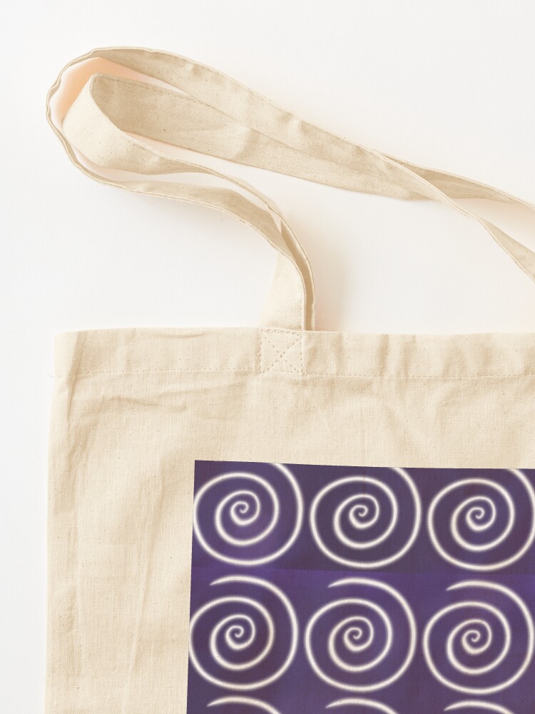 Alternate view of Purple Swirls Tote Bag