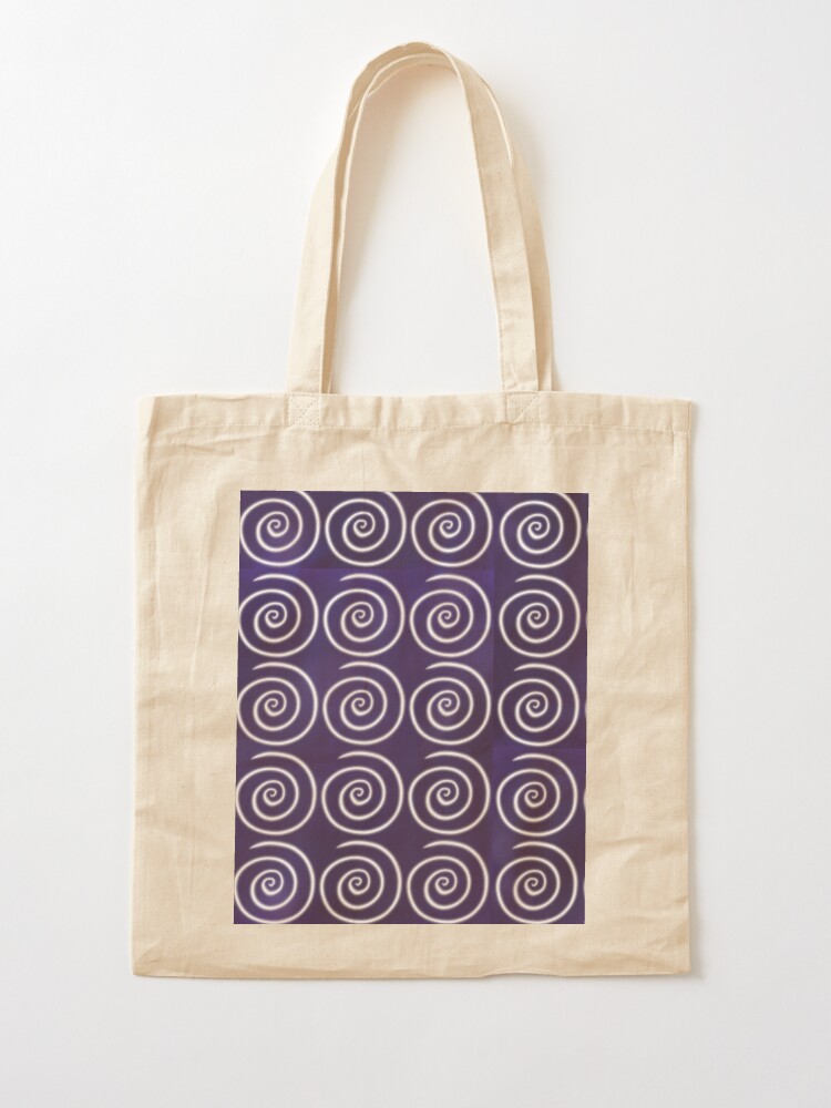 Alternate view of Purple Swirls Tote Bag