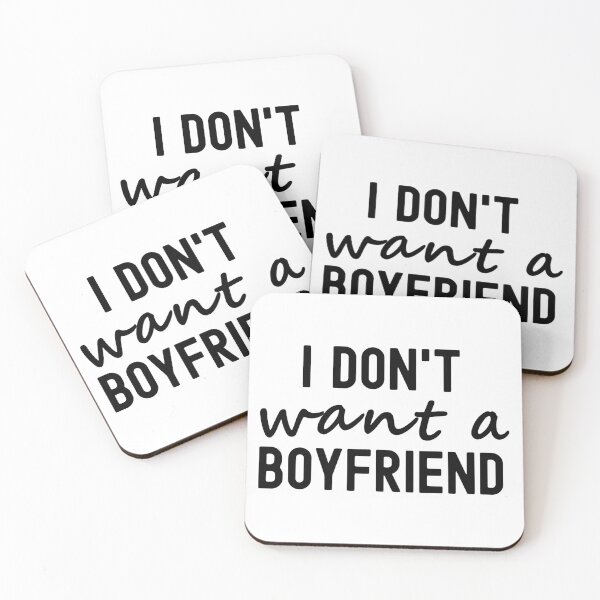 Item preview, I don't want a boyfriend designed and sold by Statim.