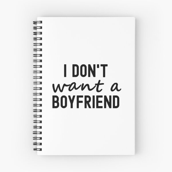 Item preview, I don't want a boyfriend designed and sold by Statim.
