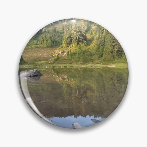 Item preview, Alpine Wilderness Lake Scene designed and sold by RoguePixel.