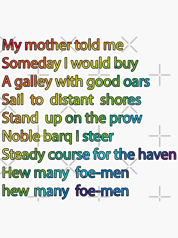 My Mother Told Me Vikings Deutsch