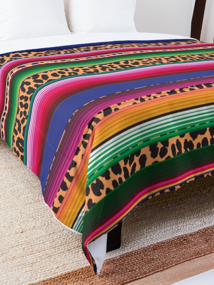 Leopard and serape discount bedding