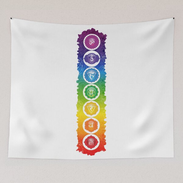 Item preview, 7 Chakra Symbols - 63 VTWBG designed and sold by chakraplaza.