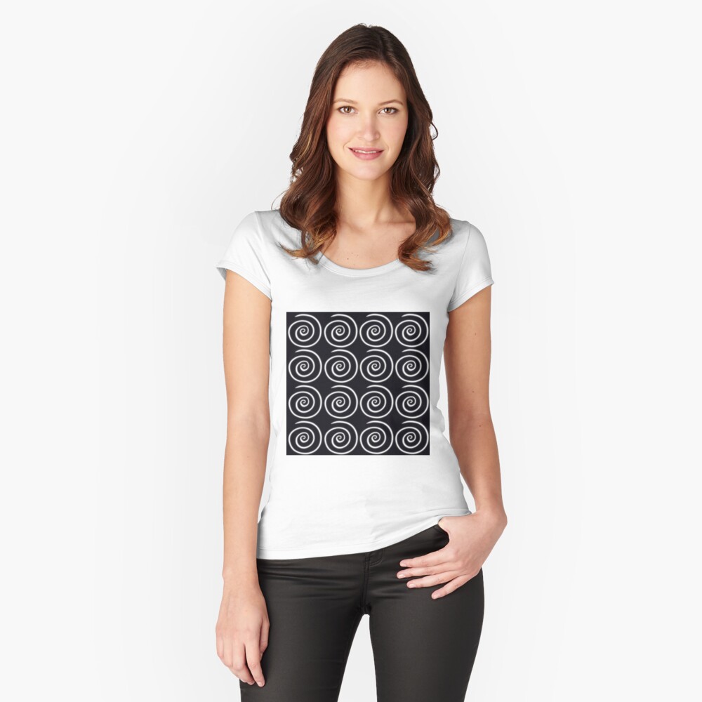 Item preview, Fitted Scoop T-Shirt designed and sold by HappigalArt.