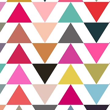 Artwork thumbnail, Geometric Triangle Pattern by SFTStudio
