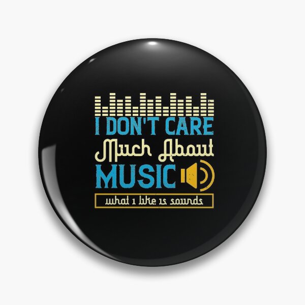 Item preview, I Don't Care Much About Music | I like Sounds designed and sold by teamph.