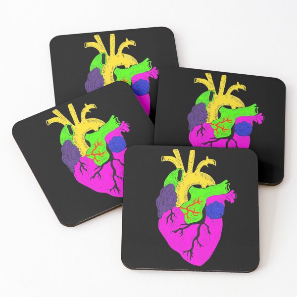 Item preview, Fluro  Heart designed and sold by PaolinoDesigns.