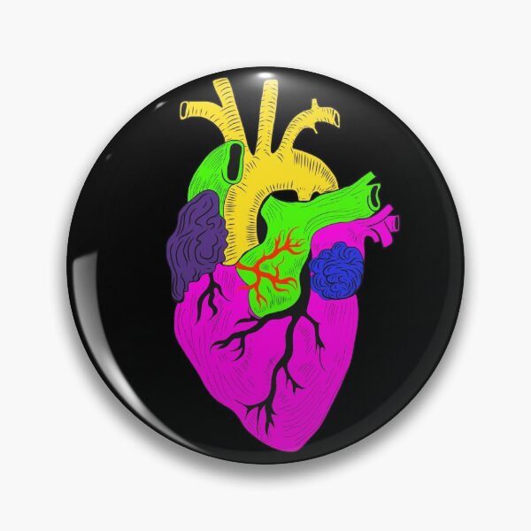 Item preview, Fluro  Heart designed and sold by PaolinoDesigns.