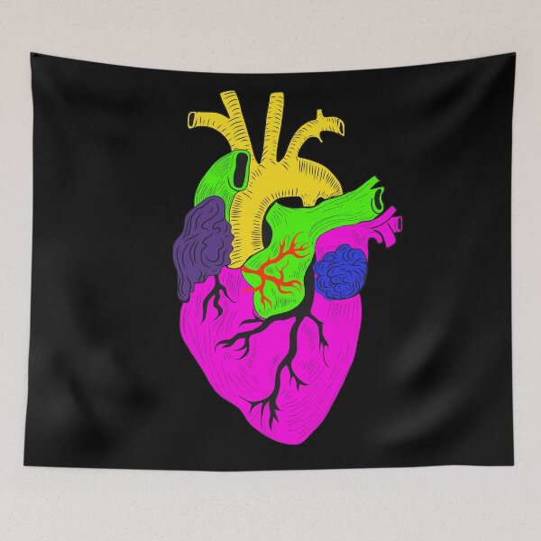 Item preview, Fluro  Heart designed and sold by PaolinoDesigns.