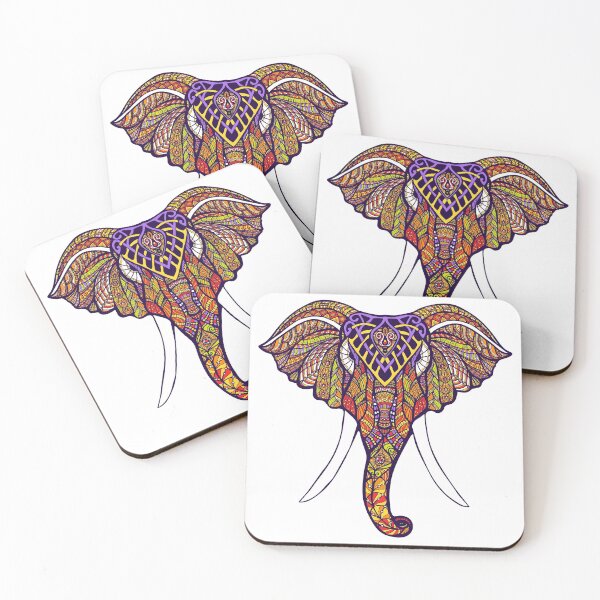 Item preview, head elephent color designed and sold by Fabien  Fablab.