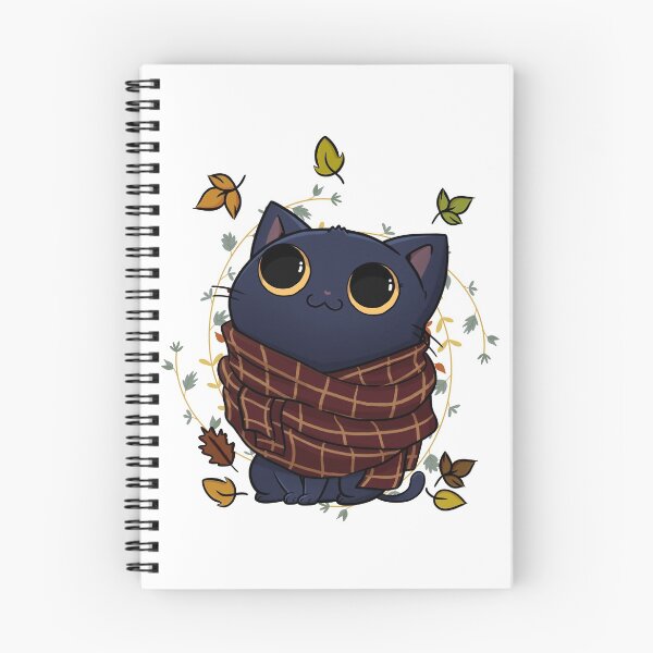 Item preview, Autumn kitten wearing a scarf designed and sold by Think-Kitten.